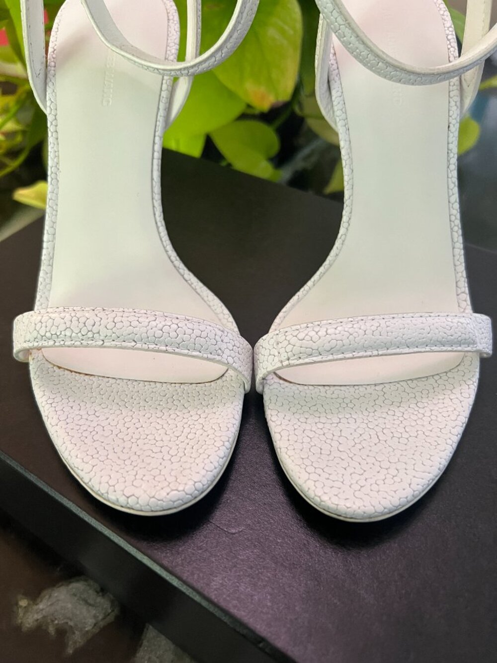Alexander Wang Antonia White Leather Sandals - Picture 3 of 11